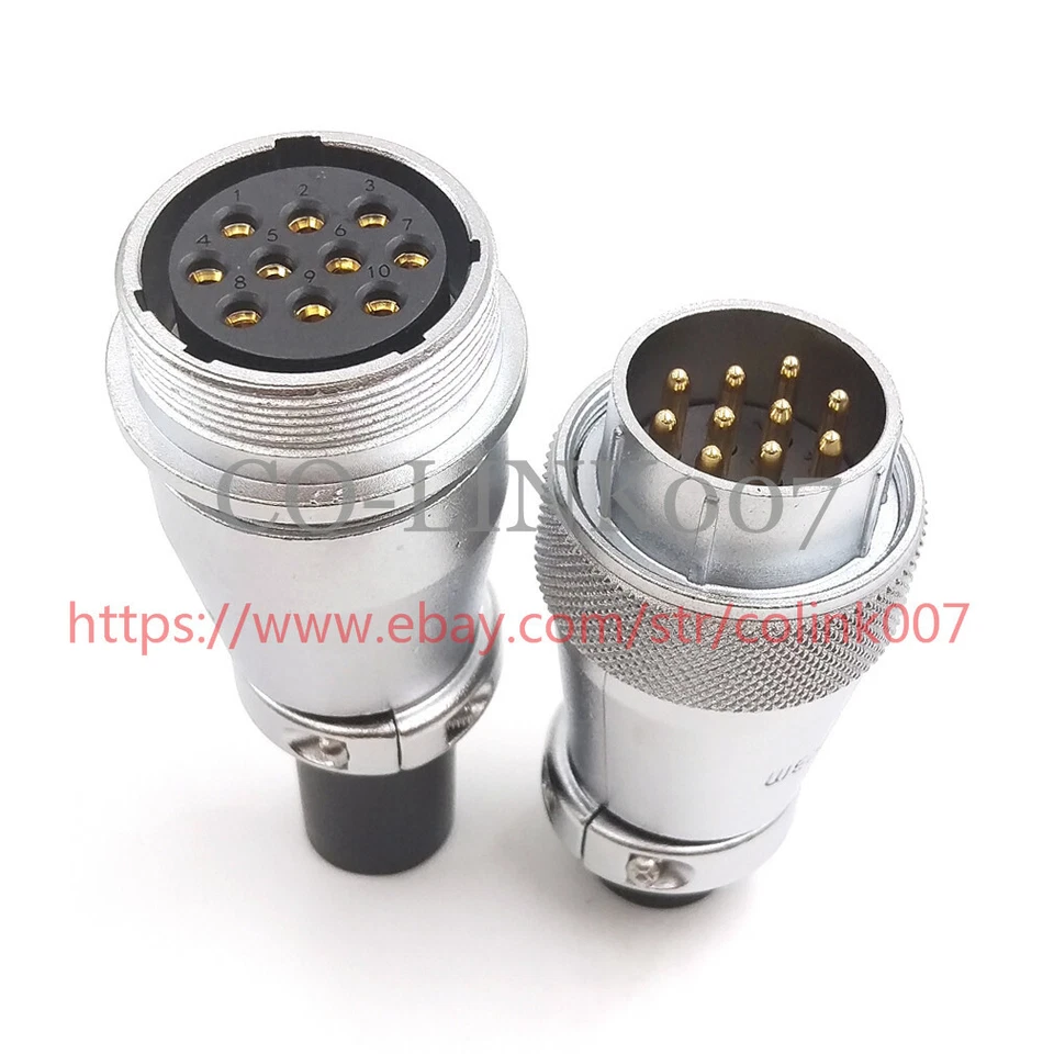 WEIPU WS28 10Pin Power Connector, 25A Electrical Docking Aviation Connector - Image 4 of 4