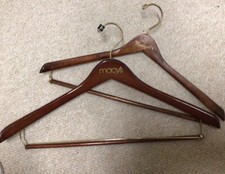MACY'S  MAILLIARD  S Dark Wood SUIT HANGERS For Coats Jackets Shirts Suits