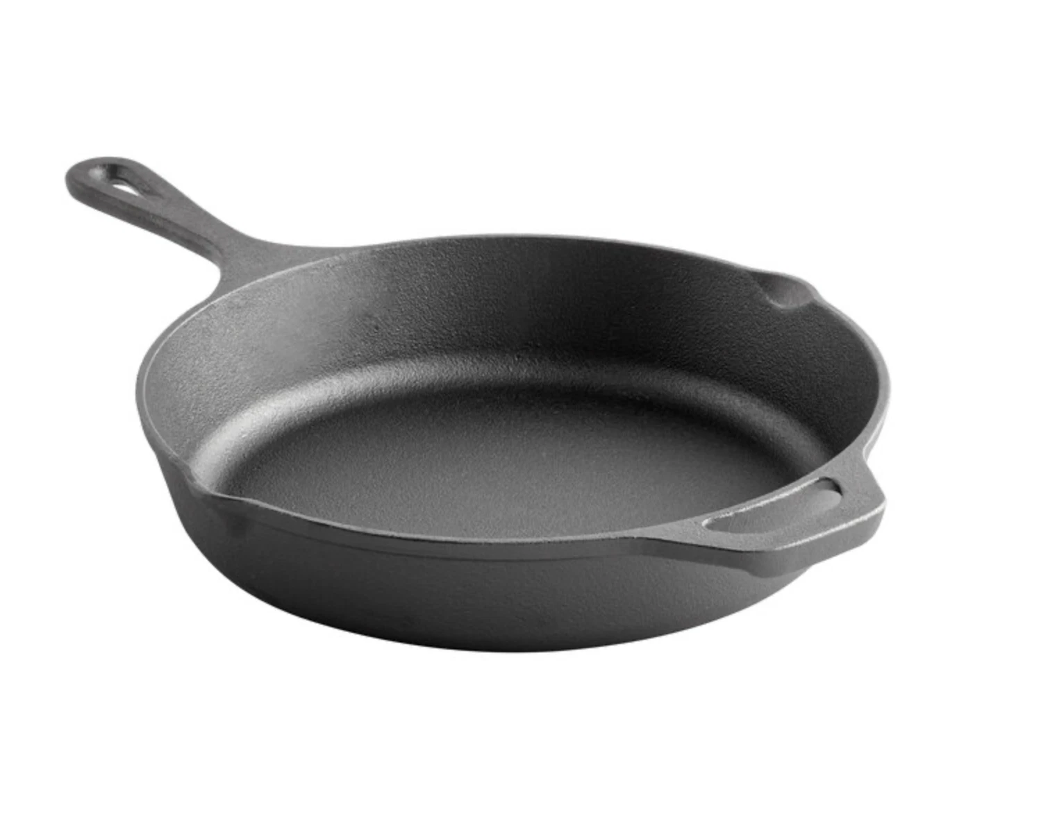 10.5" Cast Iron Skillet with Handle and Lips (FREE UPS Ground Shipping)