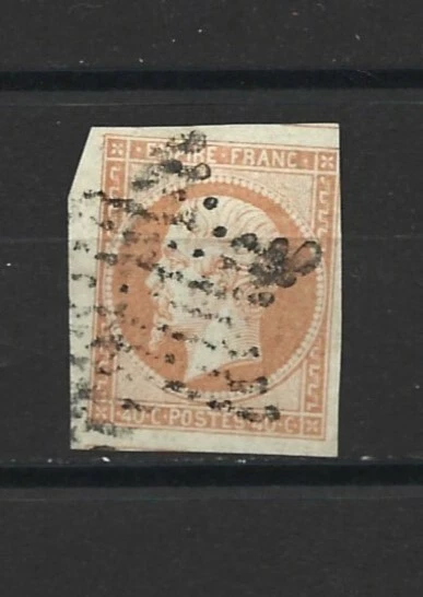 type napoléon empire franc 40 c orange YT 16 oblitéré étoile cote 22 euros !!! - Photo 1/1