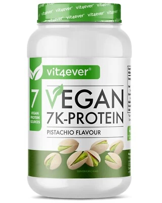 VEGAN 7K-Protein - 1kg / 1000g pflanzliches Eiweißpulver aus 7 Quellen Pistazie