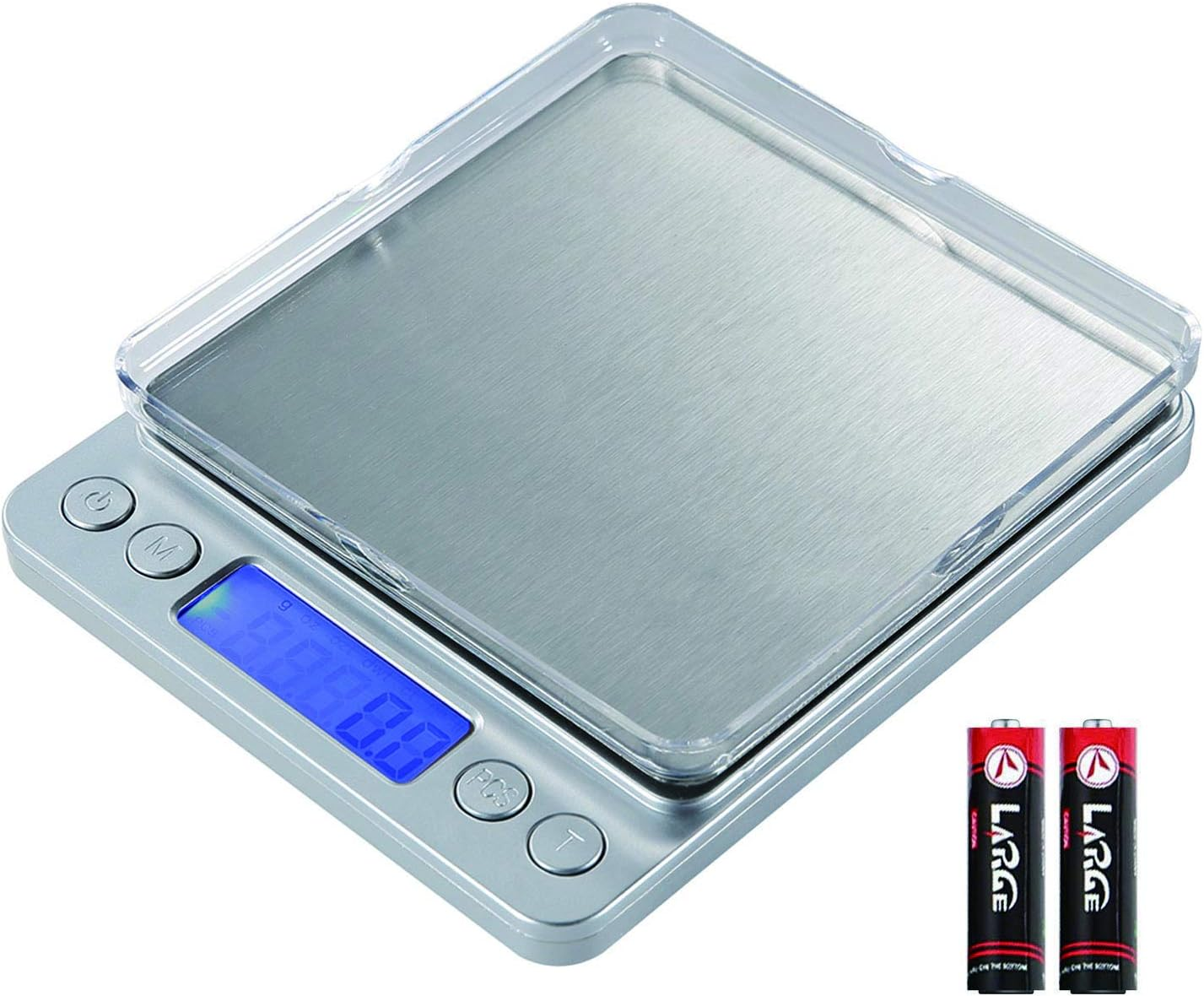 Digital Kitchen Scale-3000G/0.1G Mini Food Scale-Gram Scale with 2 Trays-6 Units-image
