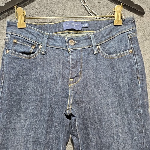 Levis San Francisco Slight Curve Classic Slim Leg Dark Wash Women's Jeans 3/32 - Picture 4 of 15