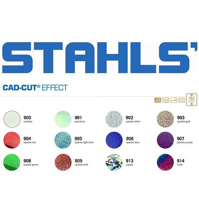(15,36 /m²) Stahls CAD-CUT Effect Textilfolie 900 Rainbow Flex-Folie Bügelfolie