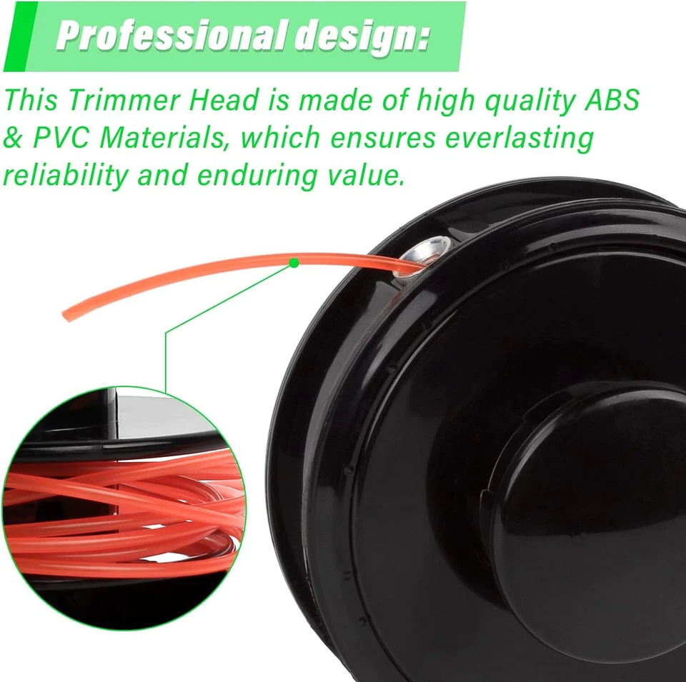 Cabezal de tope de recortadora para Echo SRM-210 SRM-1501 SRM-2301 SRM230SP SRM-2310 SRM-2510 Foto 4 de 4