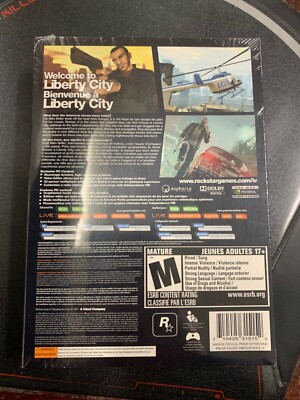 Grand Theft Auto IV PC DVD GTA 4 WINDOWS NEW CARDBOARD SLEEVE