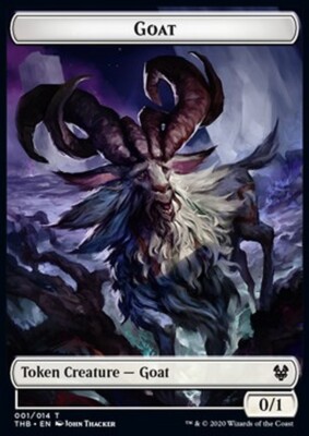 MRM ENGLISH Goat Token (White 0/1) MTG Magic THB