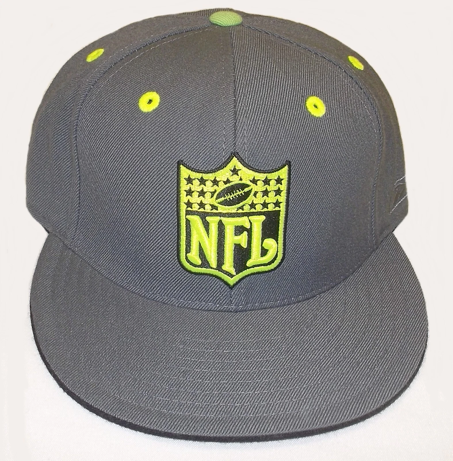 Cappello a tesa piatta con logo Reebok NFL a colori taglia 7 3 8