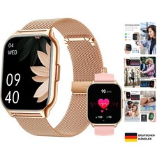 ZOSKVEE Smartwatch Für Damen Herren, Fitnesstracker 2 Zoll Touch-Farbdisplay Mit