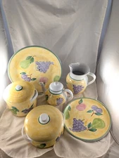 YOU PICK: Caleca Frutta Vintage Fruit Pottery Italy Platters Bowls, Dishes, More