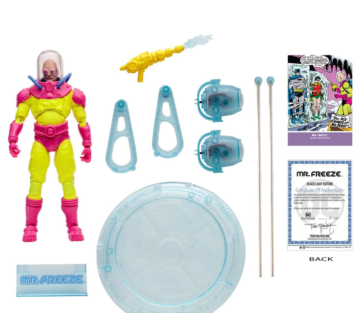 DCマルチバース　MR.FREEZE GOLD LABEL  7350体限定 DCマルチバース MR.FREEZE GOLD LABEL 7350体限定 Mr Freeze