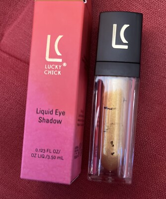 Liquid Eye Shadow by Lucky Chick - GOLDMINE w Cucumber Extract - 3.5 ml - NIB