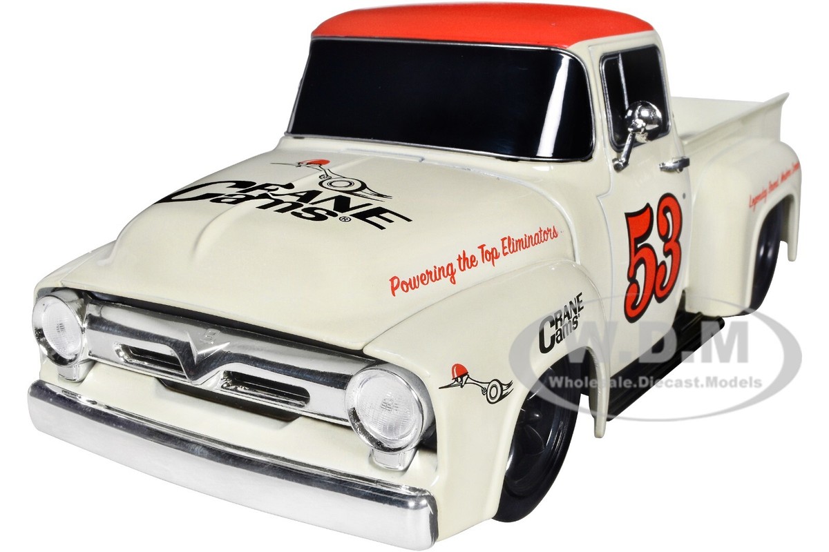 1/24 M2 machines '56 MOONEYES フォード F-100 M2 MACHINES MOONEYES 1956 FORD F-100 PICKUP TRUCK R58 YELLOW