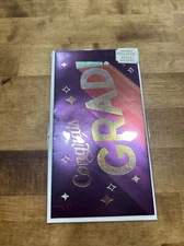 NEW Papyrus Graduation Card  Congrats GRAD! - Gift Card Holder Money Enclosure 