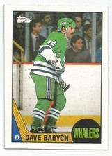 DAVE BABYCH 1987-88 TOPPS CARD NEAR MINT+/NEAR MINT CONDITION