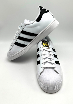 ADIDAS Originals Superstar White Black EG4958 Men's sz 8-13 | eBay