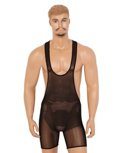 mens mesh jumpsuit
