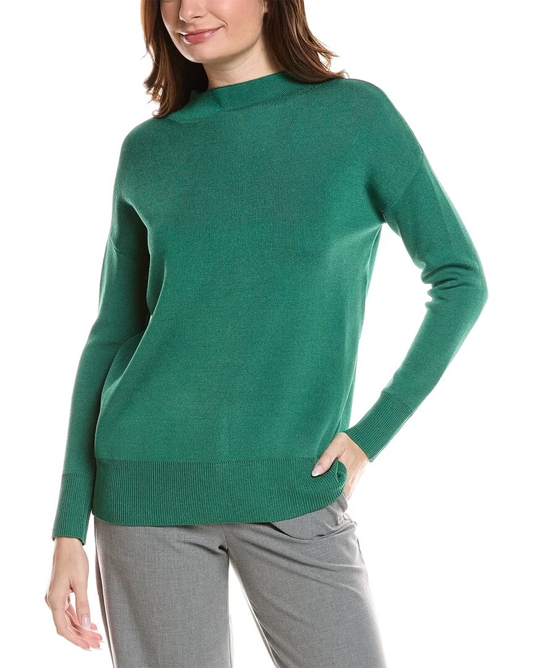 Lafayette 148 New York Relaxed Wide Stripe Sweater Women's