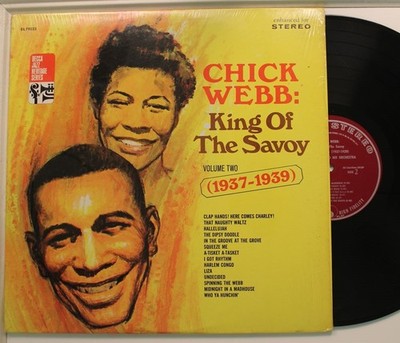Chick Webb Lp King Of The Savoy Volume Two On Decca - Vg++/ Vg++ To (In Shrink!)