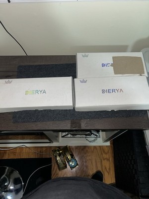 3 DIERYA mechanical gaming keyboard,Wired 1 Black And 2 White Keyboards Open Box