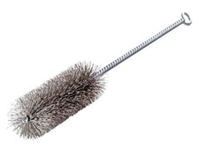 Image of Lessmann Cylinder Brush 10 x 100mm Stainless Steel Wire
