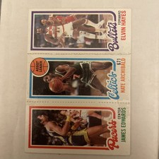 1980-81 Topps Basketball James Edwards/Nate Archibald/Elvin Hayes #248-32-118