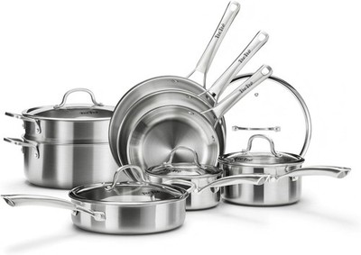 Stainless Steel Cookware Set Tri Ply 13 Pcs Induction