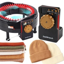 [2025 Upgrade] Electric Knitting Machine Adapter for addi Express King Size K...