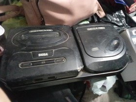 Sega Genesis Model 2 + Sega CD Model 2 Top Loader Console Japan MK-4102 AS-IS