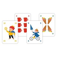 Clementoni Spielkarten 16633 Briscolina & Scopetta Familienspiel Gelb Rot