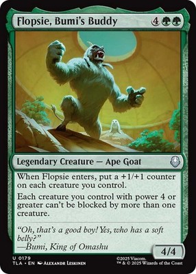 Flopsie, Bumi's Buddy - 179 - NM - Avatar: The Last Airbender