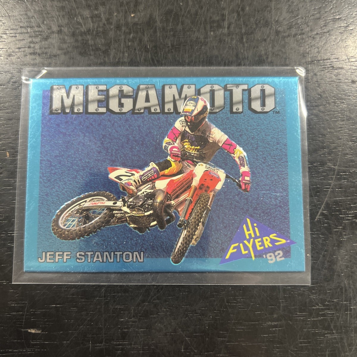 シングルカード sample 1992 Champs Hi-Flyers MEGAMOTO Jeff Stanton #8 Motocross Card (N3