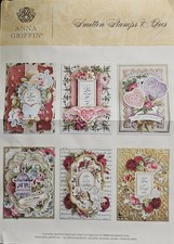 AG1861 Anna Griffin Smitten Stamps Dies Set with Embossing and Cutting Tools