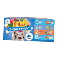 Purina  Wet Cat Food Variety Pack, Oceans of Delight 5.5 Ounce (Pack of 48) 3.33 per gallon