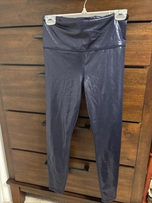 ATHLETA Elation Shine Tight Leggings Navy Blue Size Medium