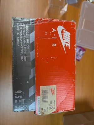 RARE Vintage Nike Shoe BOX ONLY Air Tech Challenge Low LE Size 9.5