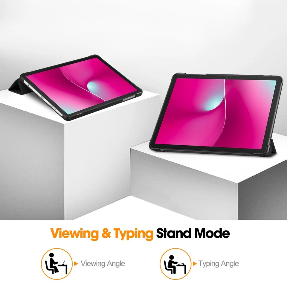 Smart Cover For T-Mobile REVVL Tab 2 5G 10.1 inch Tablet Case Auto Wake/Sleep - Image 3 of 4