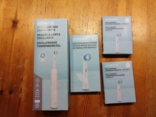 Ambiano Oszillierende Elektrische Zahnbürste Blau + 14 Ersatzbürsten Set Neu