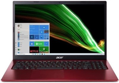 Acer Aspire 3 A315-35 15,6'' Laptop Pentium Silver N6000 8GB RAM 256GB SSD rot