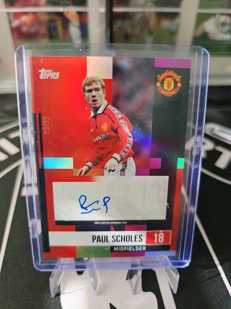 Topps Paul Scholes 直筆サイン Best of The Best Legend Auto ポール