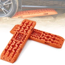 2PCS PP Off-road Traction Boards 4WD Recovery Track Mats for Mud Snow Sand