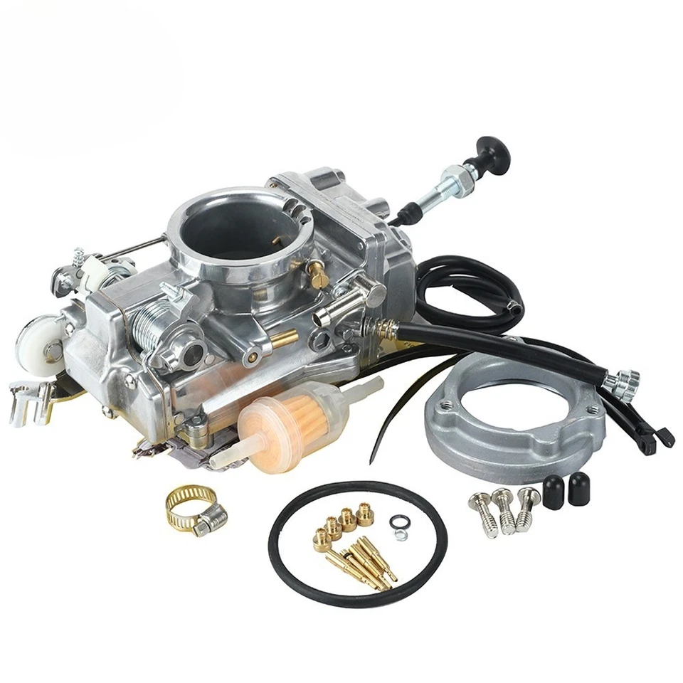 Racing Carburetor Kit Silver For HSR48 HSR 48mm Pumper Carb TM48-1 1990 - 2004 Foto 3 de 4