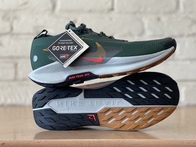 Nike Pegasus Trail 5 Gore-Tex GTX Mens Size 10 Hiking Shoes Green FQ0908-301 New
