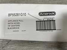 Amerock BP55281G10 Blackrock 18" C To C Appliance Pull - Satin Nickel READ 