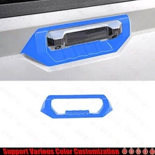 2022-2024 For Toyota Tundra Bright Blue Tailgate Door Handle Bowl Decor Cover 1*