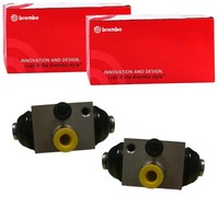 2X Brembo Radbremszylinder 19,05Mm Passend FüR Ford Fiesta Ka+ Trommelbremse |