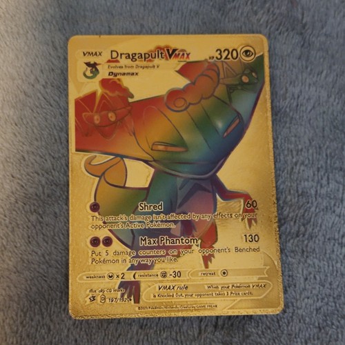 The Pokemon Company Dragapult VMAX Secret Rare Holo 197/192 Rebel Clash ENG