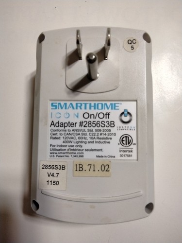 Smarthome 2456S3 ApplianceLinc Insteon Plug-In Appliance On/Off Module, 3-Pin - Bild 6 von 13