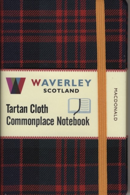 Waverley (M): MacDonald Tartan Cloth Commonplace by Waverley Scotland HARDBACK