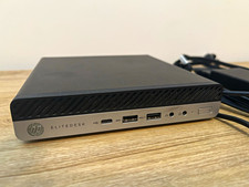 HP EliteDesk 705 G4 Mini Desktop PC Black/Silver Windows USB-C USB 3.1 Wi-Fi